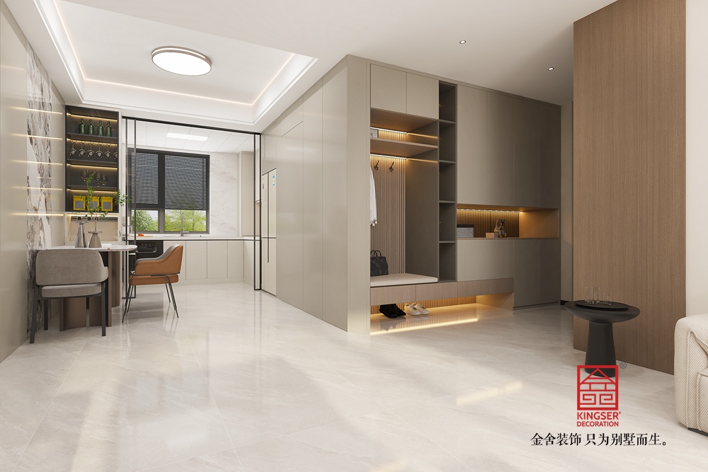 維多利亞135平米現代簡約裝修-餐廳