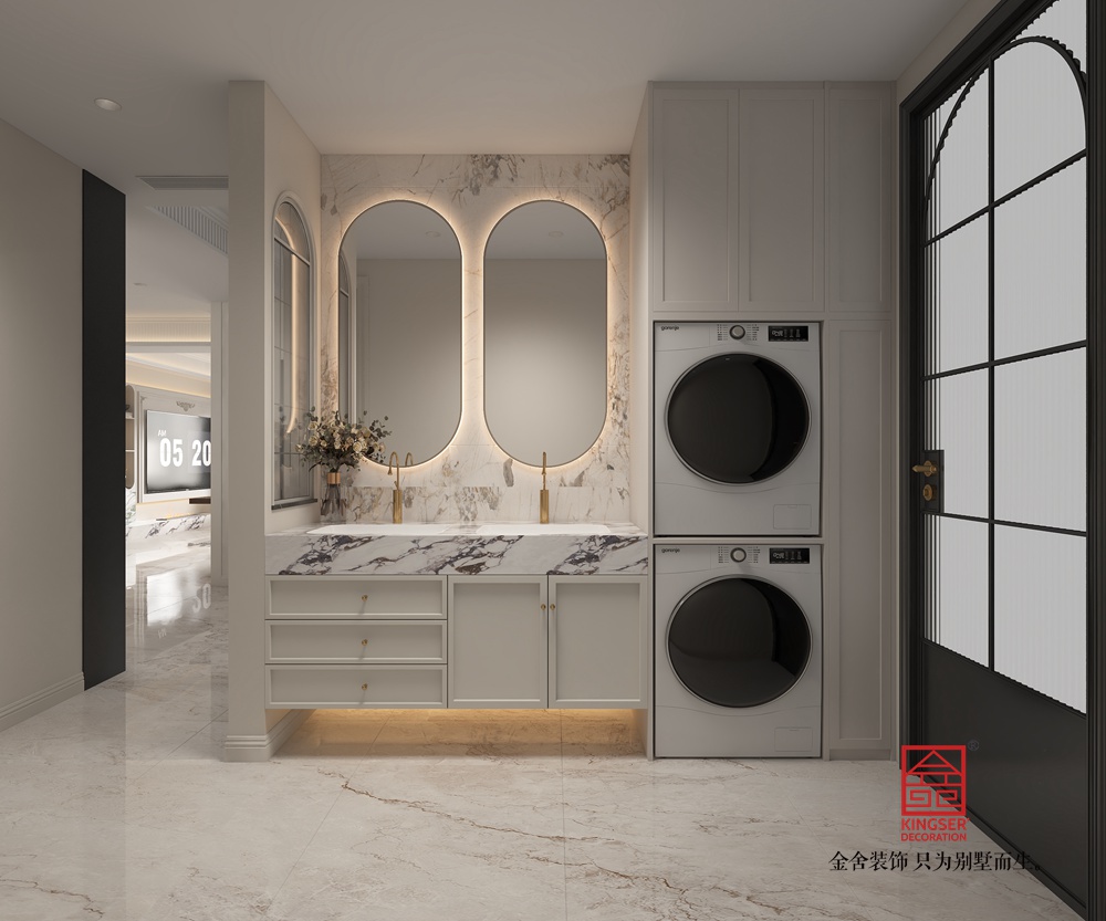 榮盛華府205平米香奈兒風格裝修-衣帽間